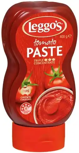 IGA Leggo’s Tomato Paste 390‑400g Selected Varieties offer