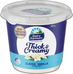 IGA Dairy Farmers Thick & Creamy Yoghurt Selected Varieties offer