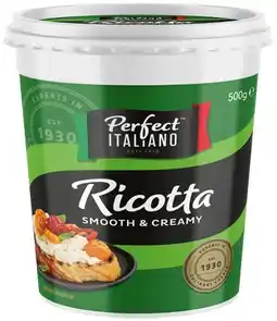 IGA Perfect Italiano Ricotta Selected Varieties offer