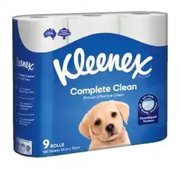 IGA Kleenex Complete Clean Toilet Tissue offer