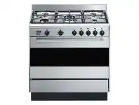 Designer Appliances Smeg 90cm ‘Classic’ Symphony Dual Fuel Freestanding Thermoseal Cooker offer