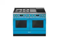 Designer Appliances Smeg 120cm &#039;Portofino&#039; Dual Fuel Pyrolytic Self-Cleaning Freestanding Cooker offer