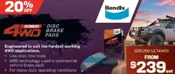 Repco 4WD ultimate disc brake pads offer