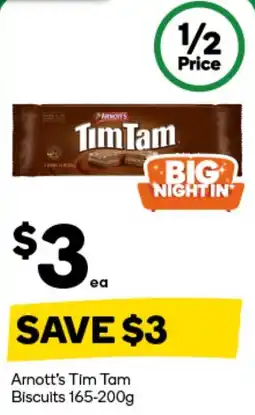 Woolworths Arnott's Tim Tam Biscuits offer