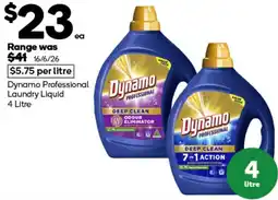 Woolworths Dynamo Professional Laundry Liquid offer