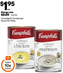Woolworths Campbell's Condensed Soup offer
