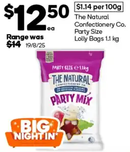 Woolworths The Natural Confectionery Co. Party Size Lolly Bags offer