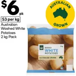 Woolworths Australian Washed White Potatoes offer