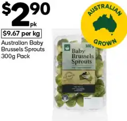 Woolworths Australian Baby Brussels Sprouts offer