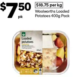 Woolworths Woolworths Loaded Potatoes offer