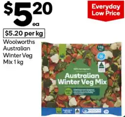 Woolworths Woolworths Australian Winter Veg Mix offer