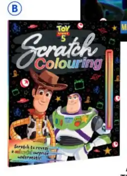 Woolworths Toy Story 5: Scratch Colouring offer