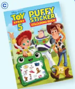 Woolworths Toy Story 5: Puffy Sticker Colouring Book offer