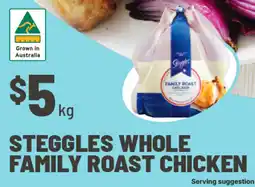 IGA Steggles whole family roast chicken offer