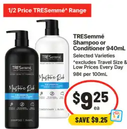 IGA TRESemmé Shampoo or Conditioner offer