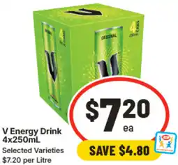 IGA V Energy Drink offer