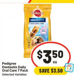 IGA Pedigree Dentastix Daily Oral Care offer