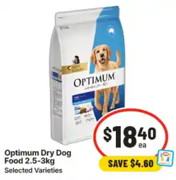 IGA Optimum Dry Dog Food offer