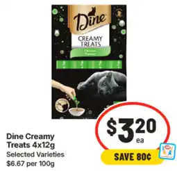 IGA Dine Creamy Treats offer