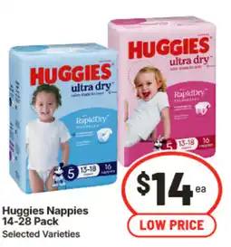 IGA Huggies Nappies offer