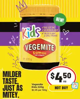 IGA Vegemite Kids offer