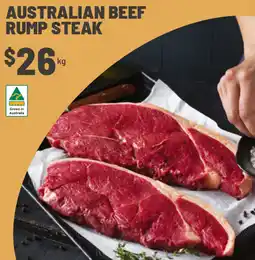IGA Australian beef rump steak offer