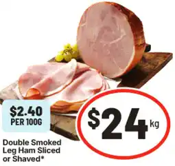 IGA Double Smoked Leg Ham offer