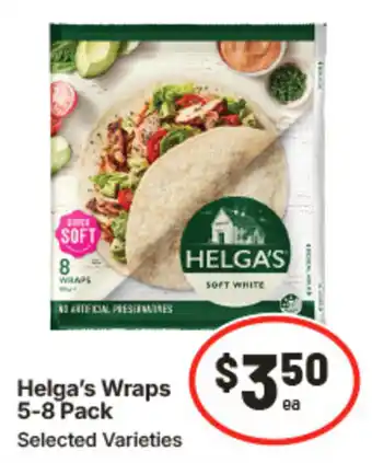 IGA Helga's Wraps offer