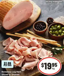 IGA Boneless Leg Ham offer