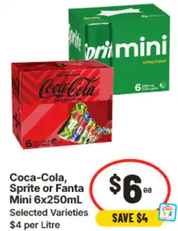 IGA Coca-Cola, Sprite or Fanta Mini offer