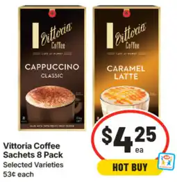 IGA Vittoria Coffee Sachets offer