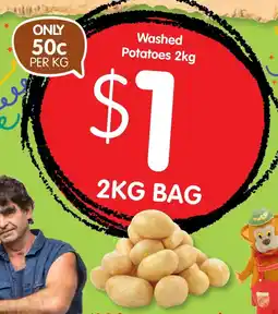 Spudshed Washed Potatoes offer