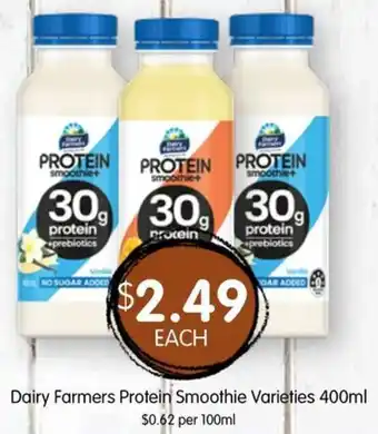 Spudshed Dairy Farmers Protein Smoothie Varieties offer