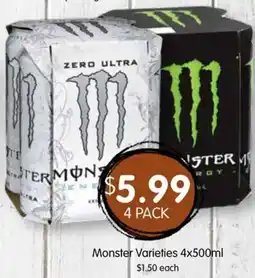 Spudshed Monster Varieties offer