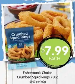 Spudshed Fisherman's Choice Crumbed Squid Rings offer