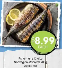 Spudshed Fisherman's Choice Norwegian Mackerel offer
