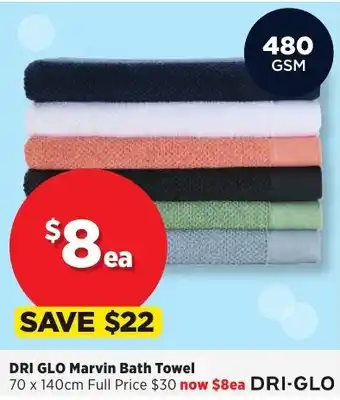 Spotlight DRI GLO Marvin Bath Towel offer