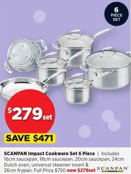 Spotlight SCANPAN Impact Cookware Set offer