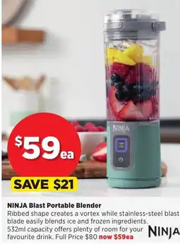 Spotlight NINJA Blast Portable Blender offer