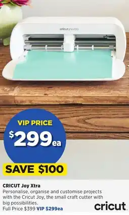 Spotlight CRICUT Joy Xtra offer