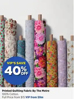 Spotlight Printed Quilting Fabric By The Metre offer