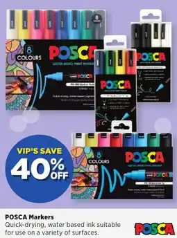 Spotlight POSCA Markers offer