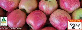 Supa Valu Australian Pink Lady Apples offer