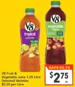 Supa Valu V8 Fruit & Vegetable Juice offer