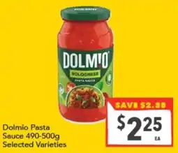 Supa Valu Dolmio Pasta Sauce offer