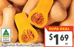Supa Valu Australian Butternut Pumpkin offer