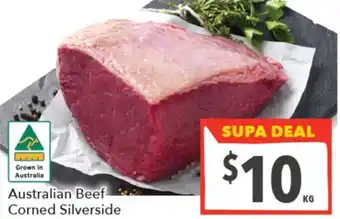 Supa Valu Australian Beef Corned Silverside offer