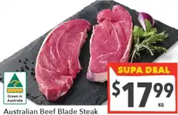 Supa Valu Australian Beef Blade Steak offer