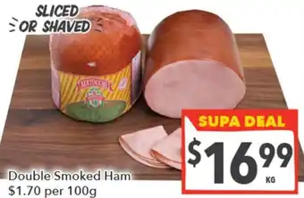 Supa Valu Double Smoked Ham offer