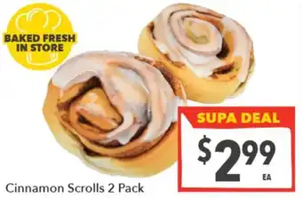 Supa Valu Cinnamon Scrolls offer